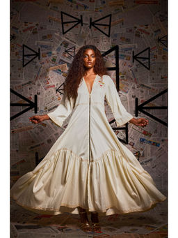 Echke - Maxi Ivory Dress