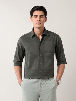 Arrow Newyork - Men Green Printed Formal Shirt