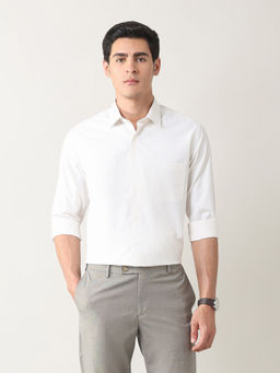 Arrow - Men Yellow Stripes Formal Shirt