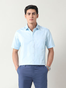 Arrow - Men Blue Solid Formal Shirt