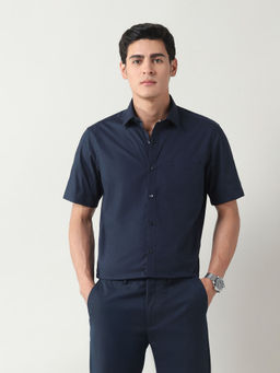 Arrow - Men Blue Solid Formal Shirt