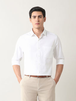 Arrow - Men White Solid Formal Shirt