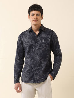 U.S. POLO ASSN. - Men Navy Blue Floral Casual Shirt