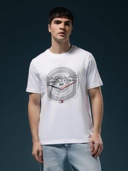 Tommy Hilfiger - F1 Cadillac Printed Regular Fit Cotton T-Shirt