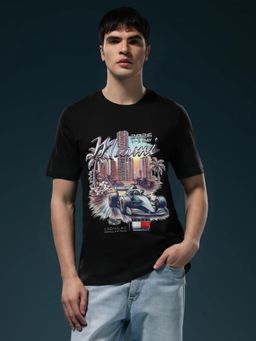 Tommy Hilfiger - F1 Cadillac Printed Regular Fit Cotton T-Shirt