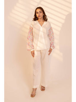 RITIKA GUPTA - Evelyn White Co-Ord Set