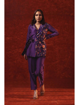 RITIKA GUPTA - Purple Printed Co-Ord Set