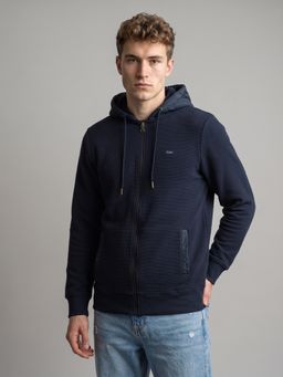 Monte Carlo - Mens Regular Fit Full Sleeve Hooded Corduroy Hoodie