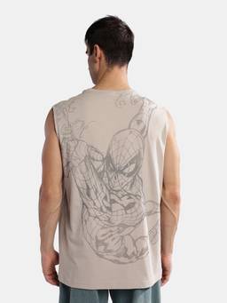 Jockey - M002 Men Marvel Avengers Super Combed Cotton Blend Tank Top-Dove