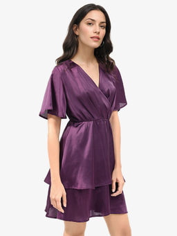 RAREISM - Womens Creola Dark Purple Dress