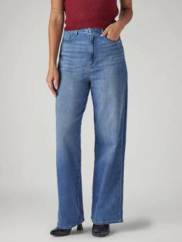 Levi's - Women Blue Solid/Plain Cotton Jeans