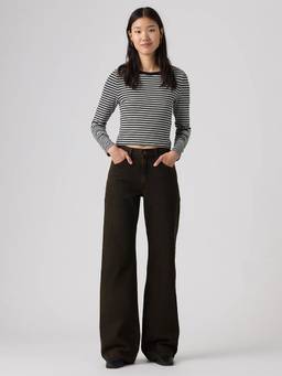 Levi's - Women Black Solid/Plain Cotton Jeans
