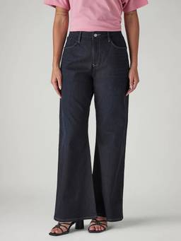 Levi's - Women Blue Solid/Plain Cotton Jeans