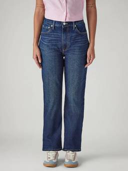 Levi's - Women Blue Solid/Plain Cotton Jeans