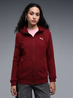 Puma - Women Red Printed Cotton Jacket