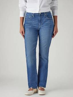 Levi's - Women Blue Solid/Plain Cotton Jeans