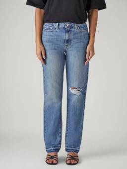 Levi's - Women Blue Solid/Plain Cotton Jeans