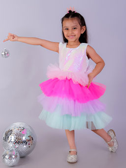 The Mom Store - Enchanted Rainbow Girls Tulle Dress