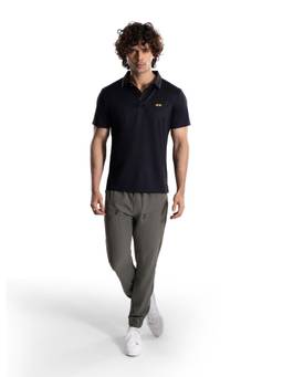 STRCH - Green Printed Regular Fit Mid Rise Joggers
