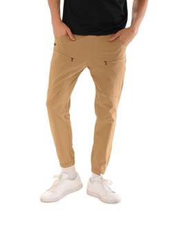 STRCH - Khaki Printed Regular Fit Mid Rise Joggers