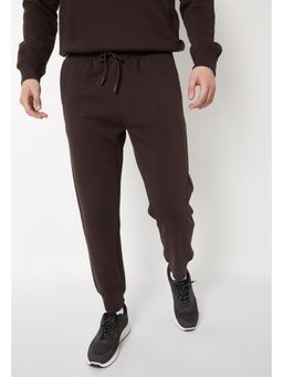 max - Men Brown Knit Sports Joggers