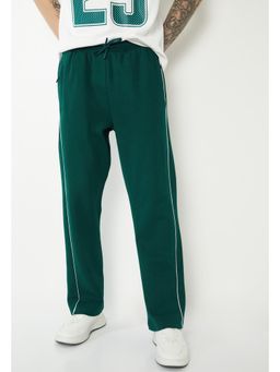 max - Men Green Solid Track Pant