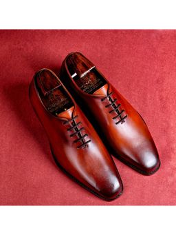 Mille Dollari - Brown Luxury Leather Oxfords for Men