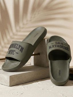 Cantabil - Olive Sliders for Men