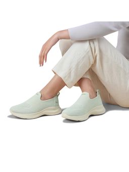 Neeman's - Green Knit Lite Sneakers for Women