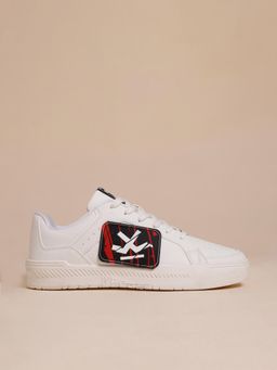 WROGN - Men White Negroni Crimson Sneakers