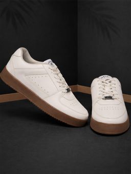 WROGN - Men White Bramble Ecru Sneakers