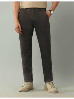 Arrow Sports - Solid Olive Cotton Trouser