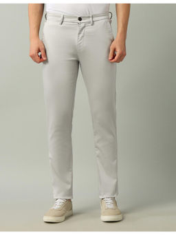 Arrow Sports - Solid White Cotton Trouser