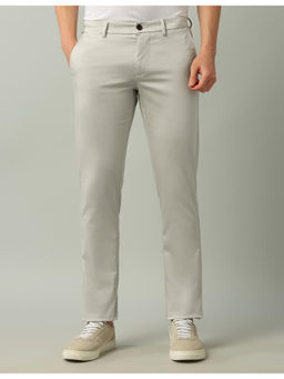 Arrow Sports - Solid White Cotton Trouser