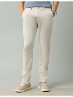 Arrow Sports - Solid White Cotton Trouser