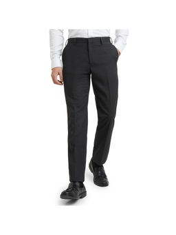Park Avenue - Regular Fit Solid Dark Grey Trouser