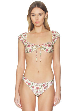 Agua Bendita - Lupita Aura Crop Top Bikini Top
