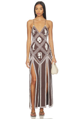 Alemais - Leandra Corded Slip Midi Dress