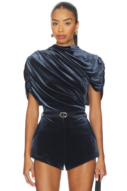 Amanda Uprichard - x REVOLVE Evianna Velvet Top