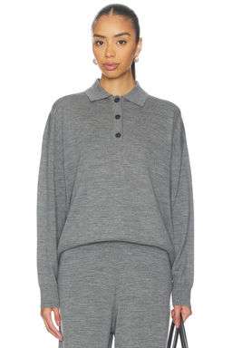 ANINE BING - Lee Polo Sweater in