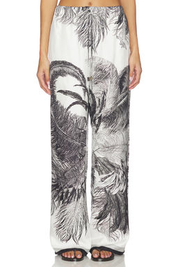 THE ATTICO - Feather Print Pant