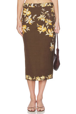 HEMANT AND NANDITA - Fitted Midi Skirt