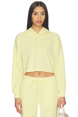 Beyond Yoga - Breathe Easy Ribbed Cropped Hoodie