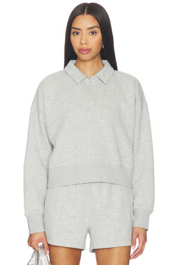 Beyond Yoga - Luxefleece Collared Sweatshirt