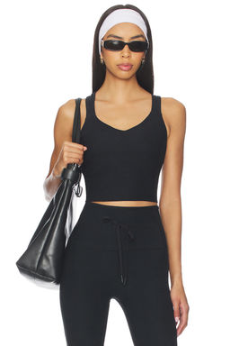 Beyond Yoga - Twist Through Cropped Tank Top