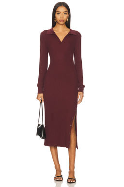 Bobi by Revolve - Polo With Snap Slit Dress