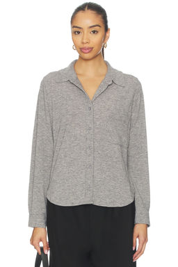 Bobi by Revolve - Button Front Collar Tee