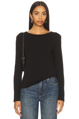 Bobi by Revolve - Long Sleeve Open Cowl Back Top
