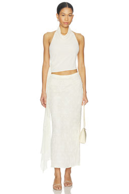 Bubish - Hailey Cowl Neck Halter Top W/ Drape