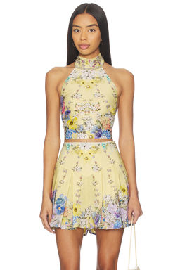 Camilla - Halter Tie Back Top